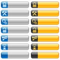 Banner buttons with web icons 7