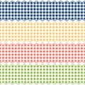 Banner checkered pattern - endless Royalty Free Stock Photo