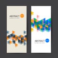 Banner Colorful Dynamic Abstract. Vector illustration