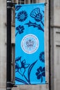 Banner for the Coronation of King Charles III in London, UK Royalty Free Stock Photo