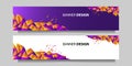 Banner design abstract backgraound texture