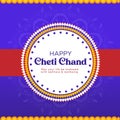 Banner design of happy cheti chand
