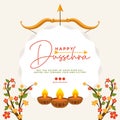 Banner design of Happy Dussehra