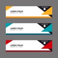 Banner Design Vector for Business Royalty Free Stock Photo