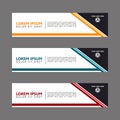 Banner Design Vector for Business Royalty Free Stock Photo