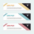 Banner Design Vector for Business Royalty Free Stock Photo