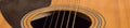 Banner of detail of classic guitar with shallow depth field