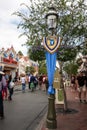 Banner at Disneyland at the 60th Diamond Celebration Royalty Free Stock Photo