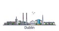 Flat line Dublin banner
