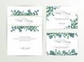 Wedding Banner on flower background