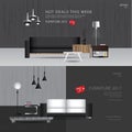 2 Banner Furniture Sale Design Template