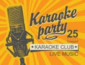 Banner for a karaoke party