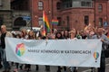 Banner on Katowice Pride