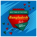 Bangladesh Independence Day sale banner. designs for posters, backgrounds, cards, banners, stickers, etc