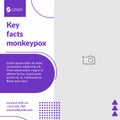 Banner Key facts monkeypox, template