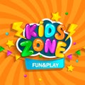 Banner for kids zone.