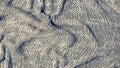 Banner Knitted texture background grey top view flat Royalty Free Stock Photo