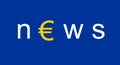 Banner about news and current affairs around the euro or EU. Updates and reports from the European Union.