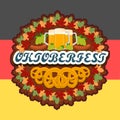 The banner Oktoberfest.