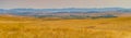 Banner panoramic view grassland at the Battle of the Little Bighorn National Monument