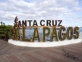Banner Port Puerto Alora , Santa Cruz, Galapagos, Ecuador.