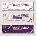 Banner product campaign design vector