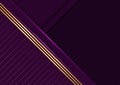 Banner purple decorating luxury gold shiny line modern style background