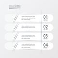 Banner Rounded design white color