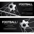 2 Banner Soccer Football Poster