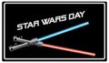 Banner Star Wars Day Royalty Free Stock Photo