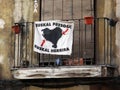 Banner in support of Basque prisoners