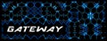 Banner tech style `Gateway` Royalty Free Stock Photo