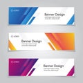 Banner Template Abstract Promotion Web Vector Design Background Royalty Free Stock Photo