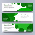 Banner template design, lorem ipsum Royalty Free Stock Photo