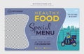 Banner Template for Food & Goods Delivery Service