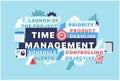 Banner time management concept