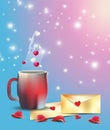 Banner for Valentine`s day