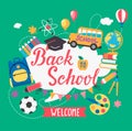 Banner welcome Back To School.