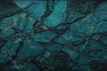 banner wide design space copy background teal dark texture rock toned beautiful surface granite cracked background stone blue Royalty Free Stock Photo