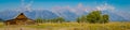 Teton Mountain Range in Grand Teton National park