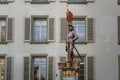 Banneret Fountain Vennerbrunnen - Bern, Switzerland Royalty Free Stock Photo