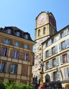 The Banneret statue in Neuchatel, Switzerland Royalty Free Stock Photo