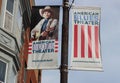 Banners for American Blues Theater, Chicago Off-Loop Theater Royalty Free Stock Photo