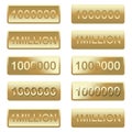 Banners and Buttons of One Million