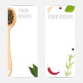 Banners for cooking Studio, cooking school, home cooking.