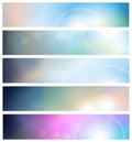 Banners, headers Royalty Free Stock Photo