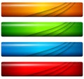 Banners, headers set Royalty Free Stock Photo