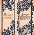 Banners lace Royalty Free Stock Photo