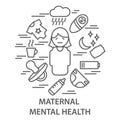 Banners for maternal mental health