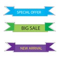 banners for sale Royalty Free Stock Photo
